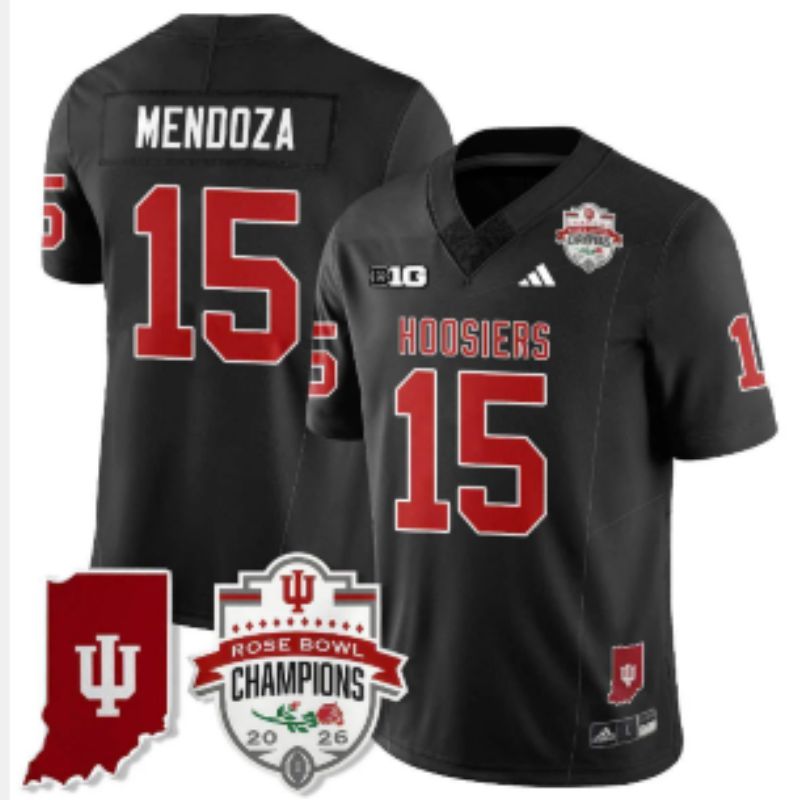 Men 2026 Ohio State Buckeyes #15 Mendoza Black Nike Limited NCAA Jersey 072->ncaa teams->NCAA Jersey